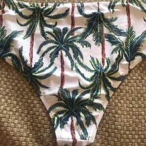 Swimsuit bottom tropical design New large never worn